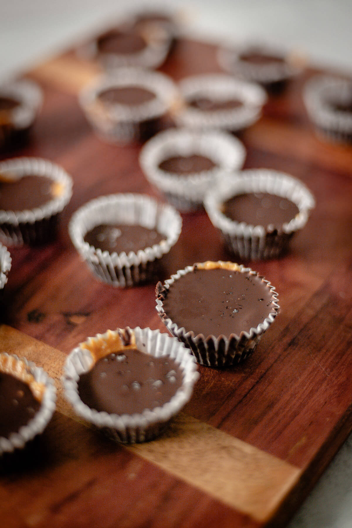 homemade chocolate peanut butter cups