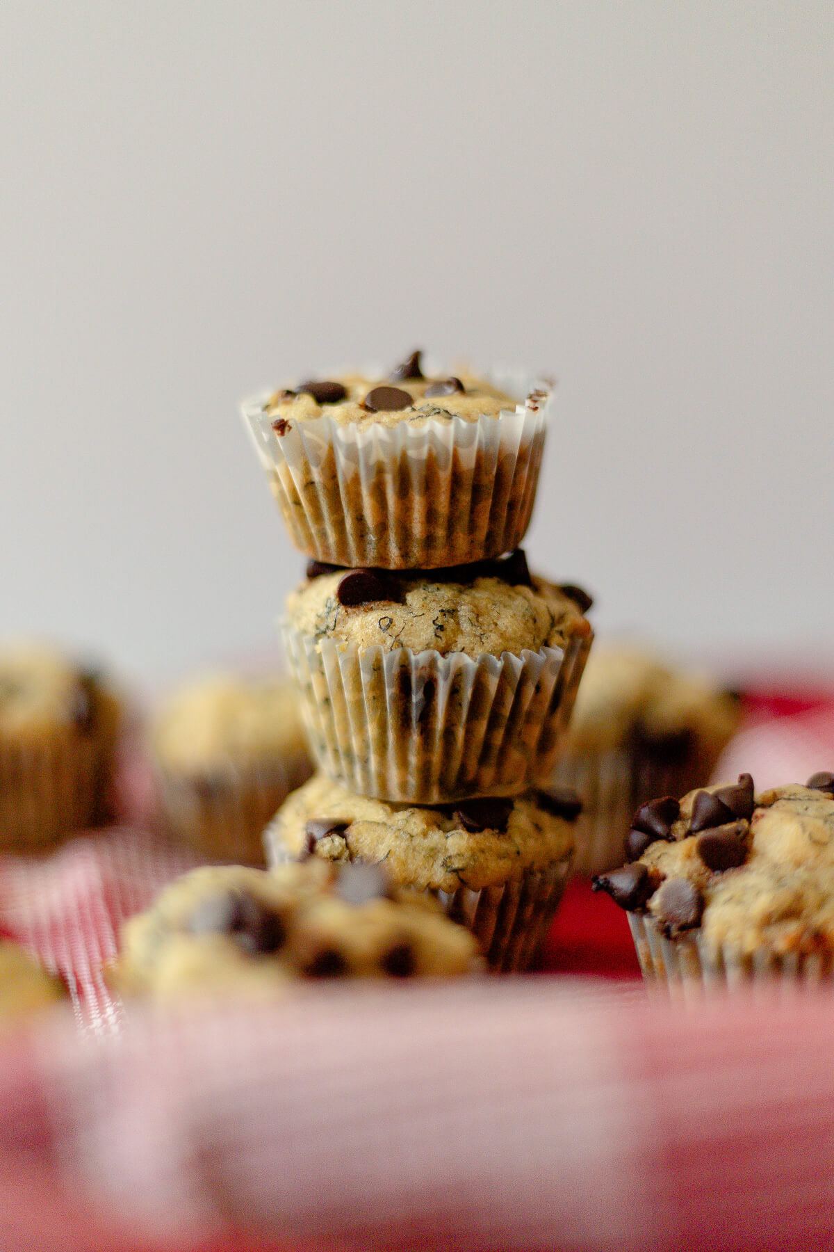 delicious gluten free banana bread mini muffins with chocolate chips