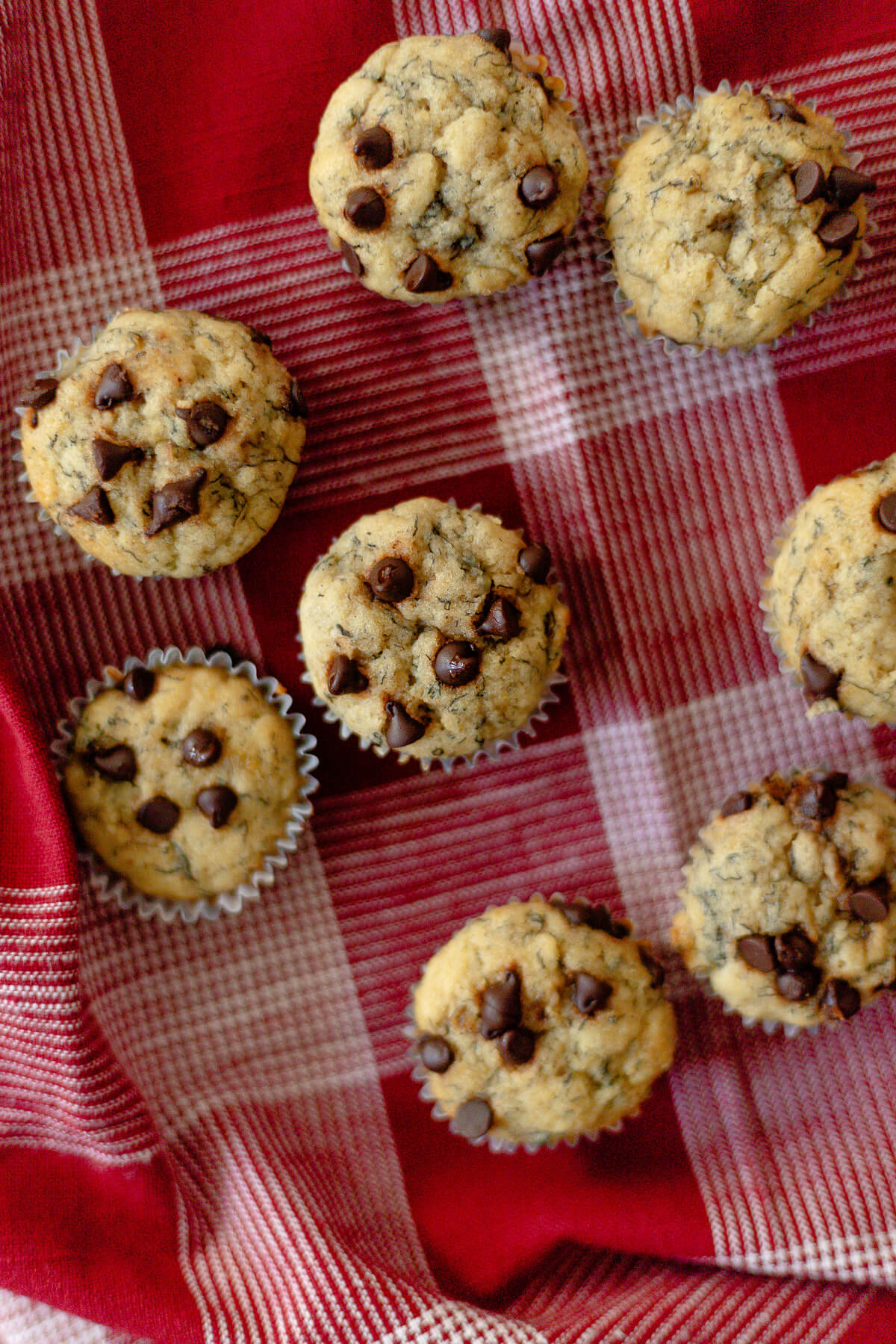 delicious gluten free banana bread mini muffins with chocolate chips
